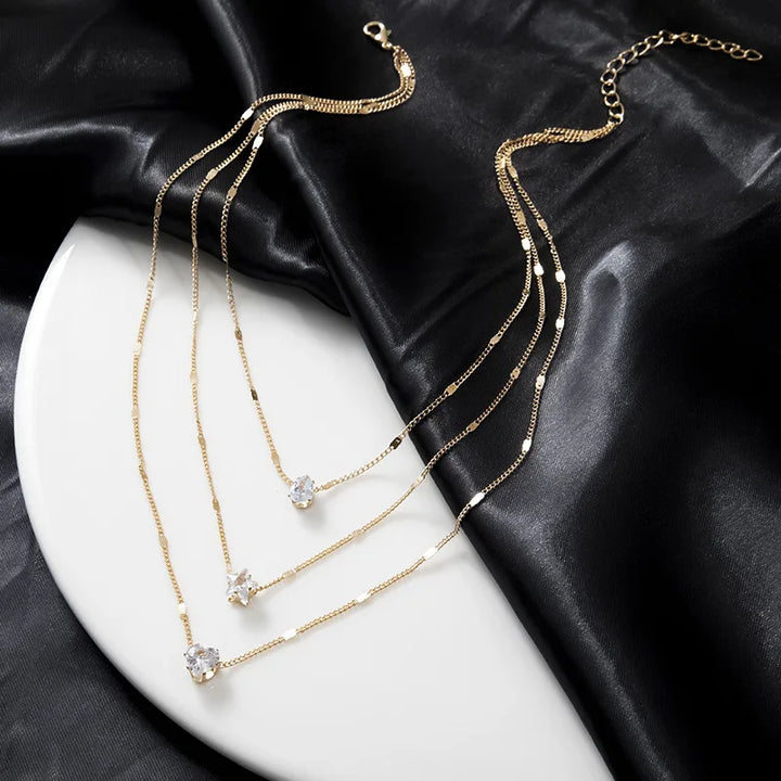 Strato Collana Multilayer Donna