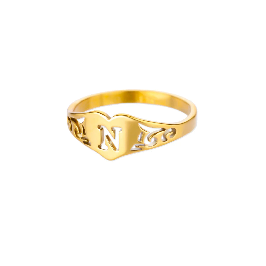 Principio Anello Lettera Donna