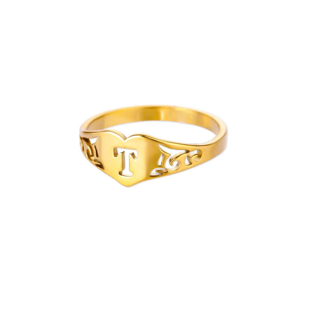 Principio Anello Lettera Donna