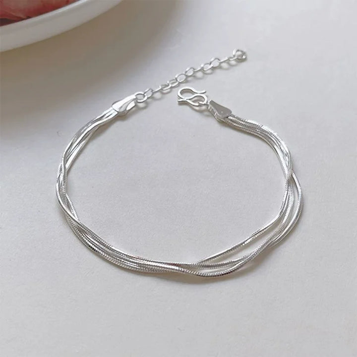 Filamenti Bracciale Acciaio Donna