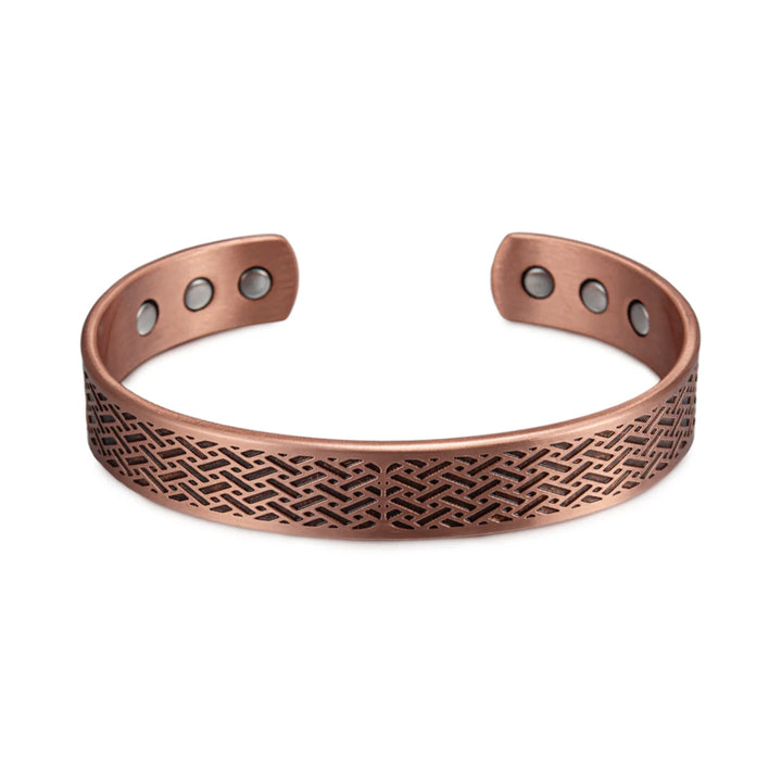Onda Bracciale Uomo Rame