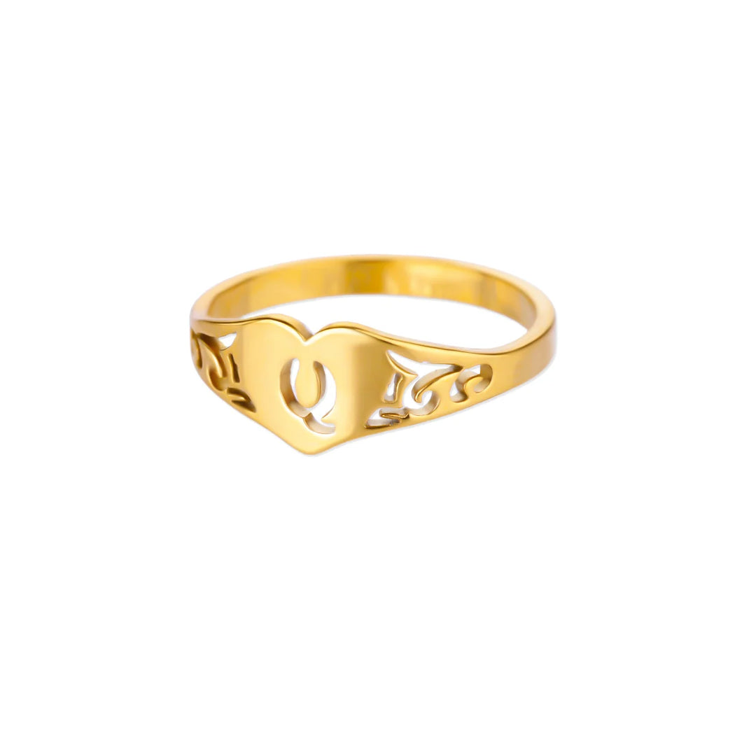 Principio Anello Lettera Donna