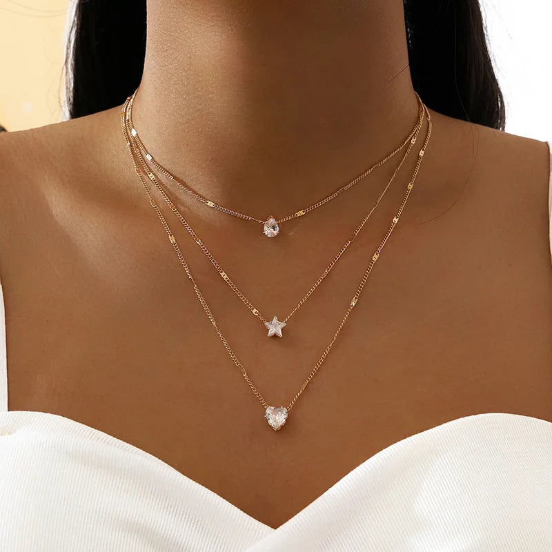Strato Collana Multilayer Donna