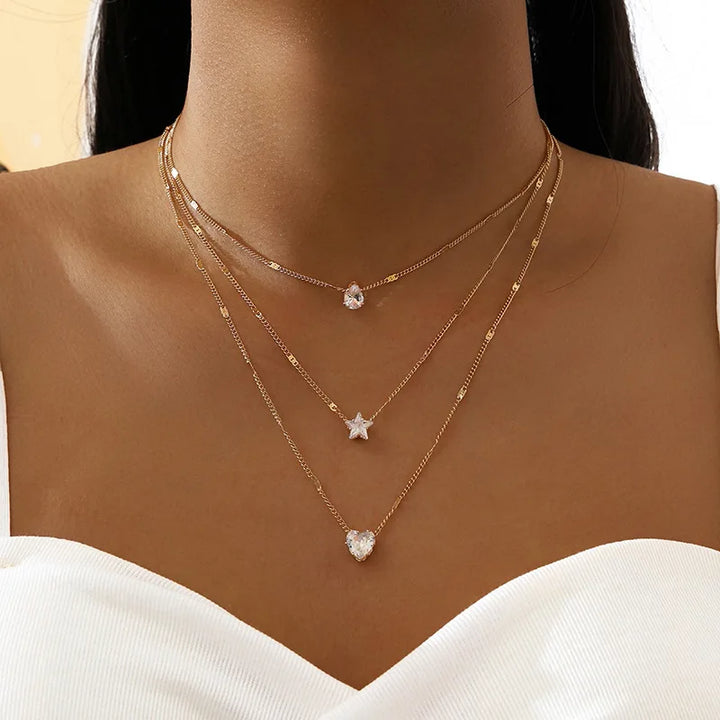 Strato Collana Multilayer Donna