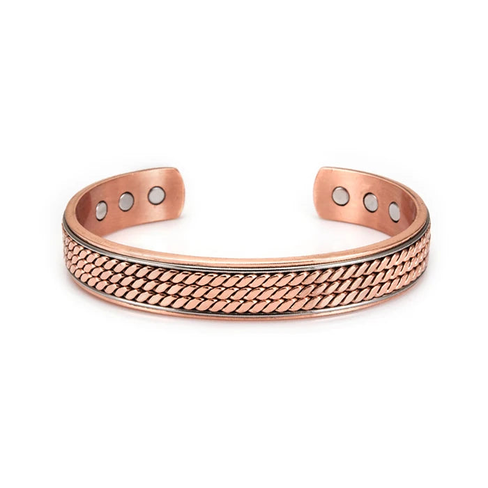 Groviglio Bracciale Uomo Rame