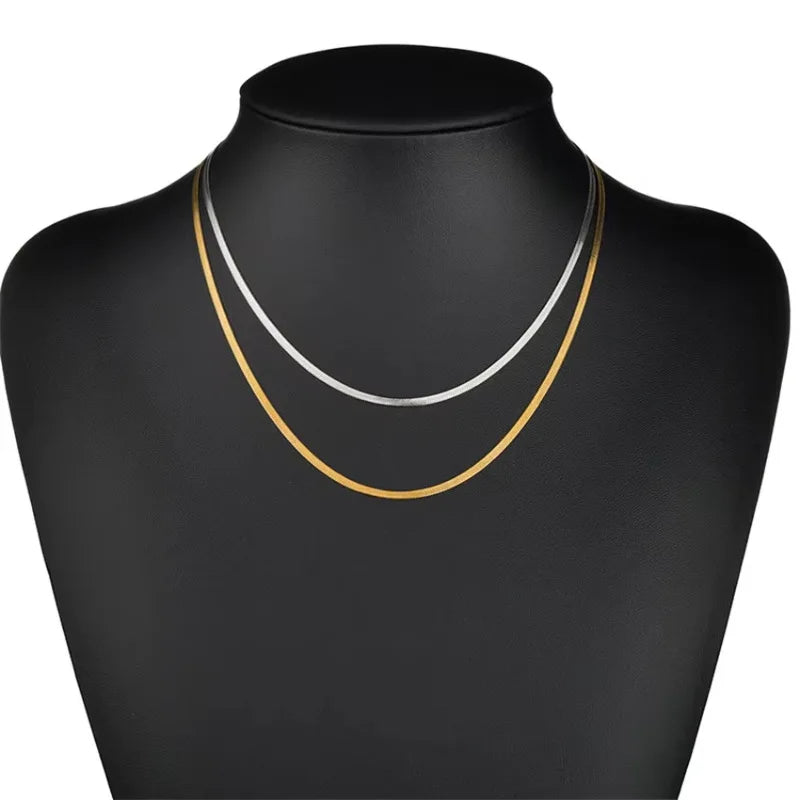 Serpente Collana Unisex Metallo