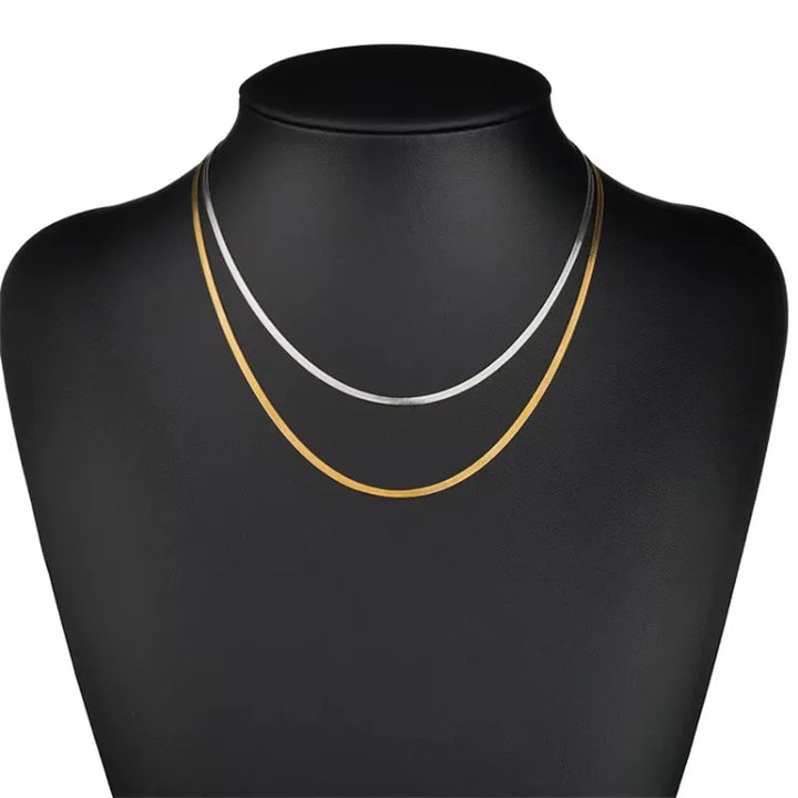 Serpente Collana Unisex Metallo