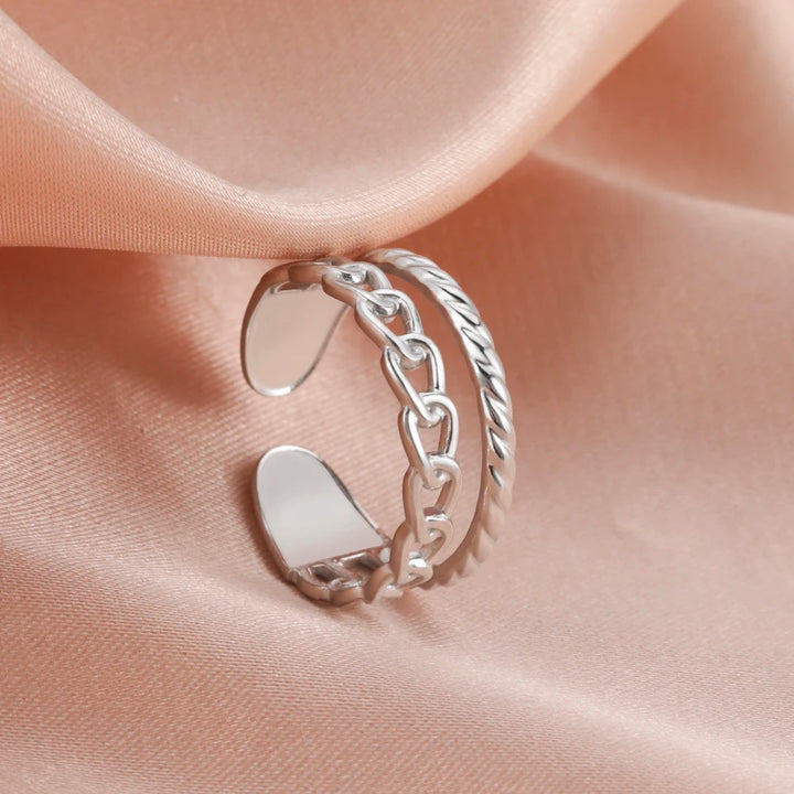 Geometrie Anello Regolabile Donna