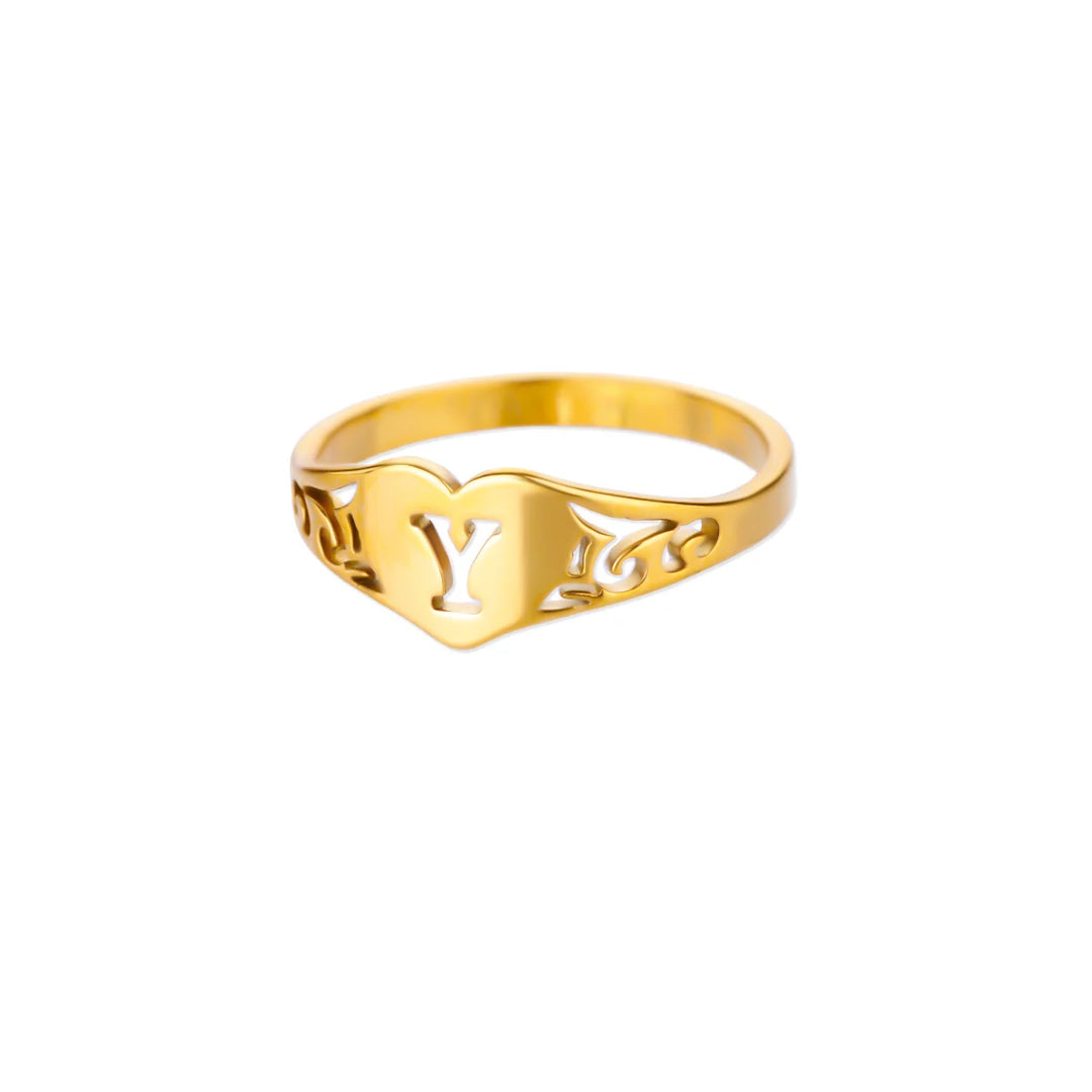 Principio Anello Lettera Donna
