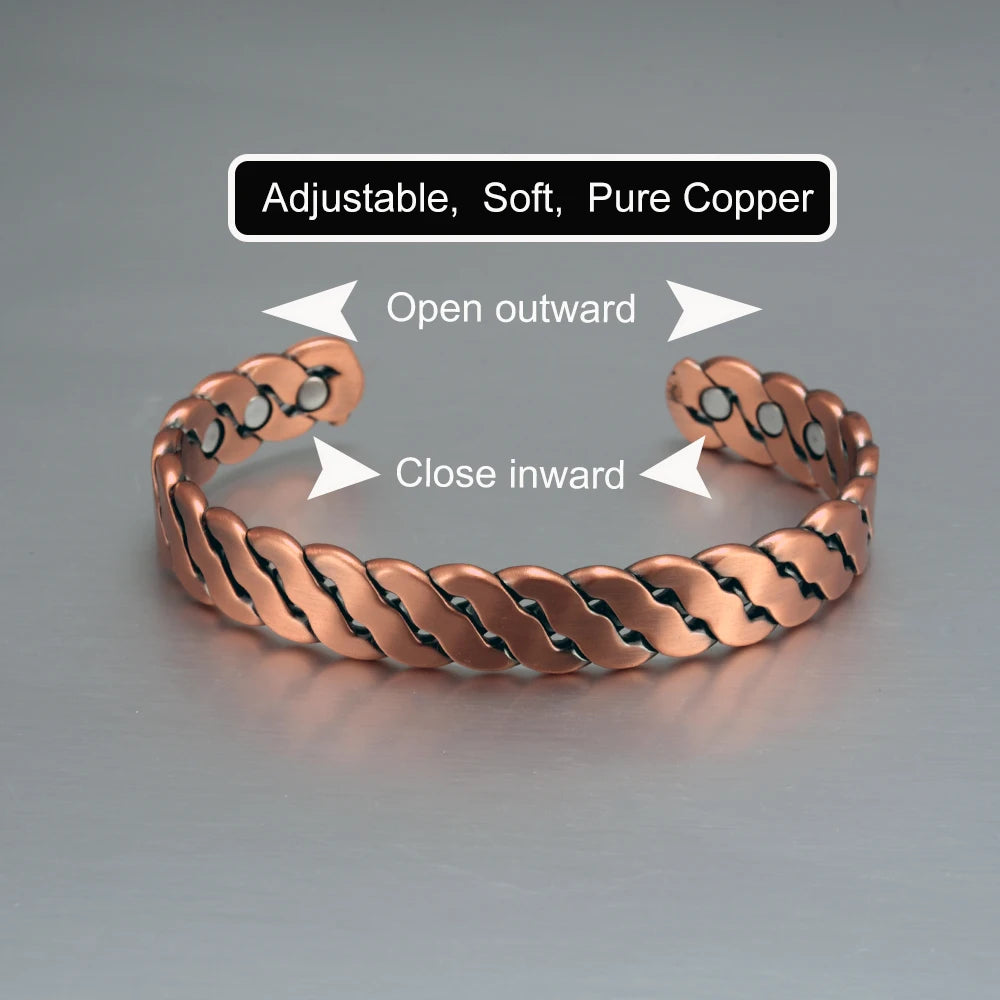 Achille Bracciale Rame Intrecciato