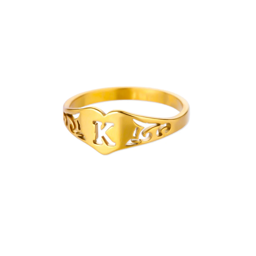 Principio Anello Lettera Donna
