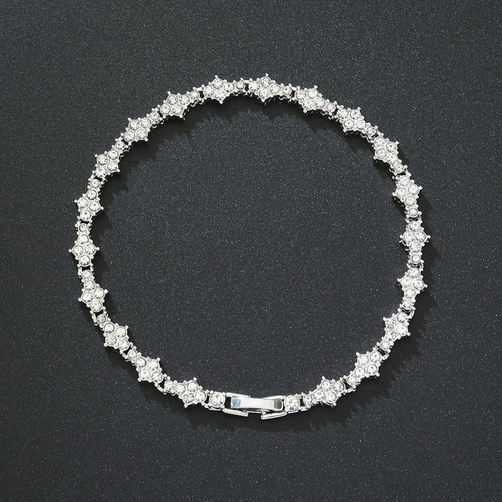 Bracciale Tennis Cluster | Oro