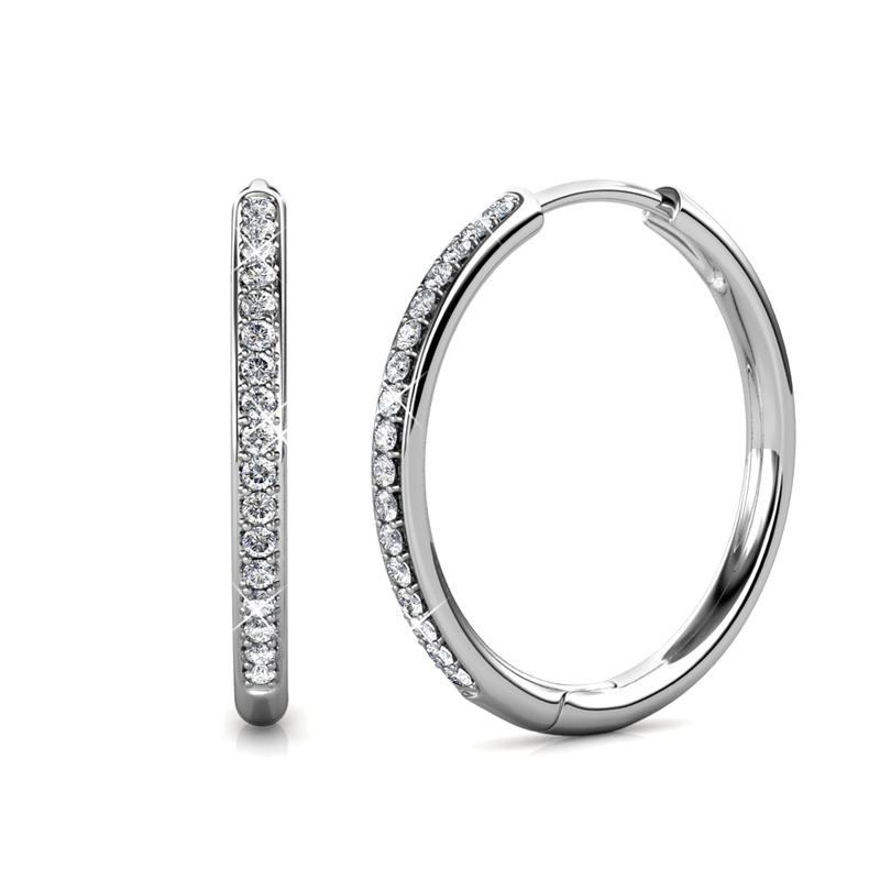 Orecchini Pave Tondi | Oro