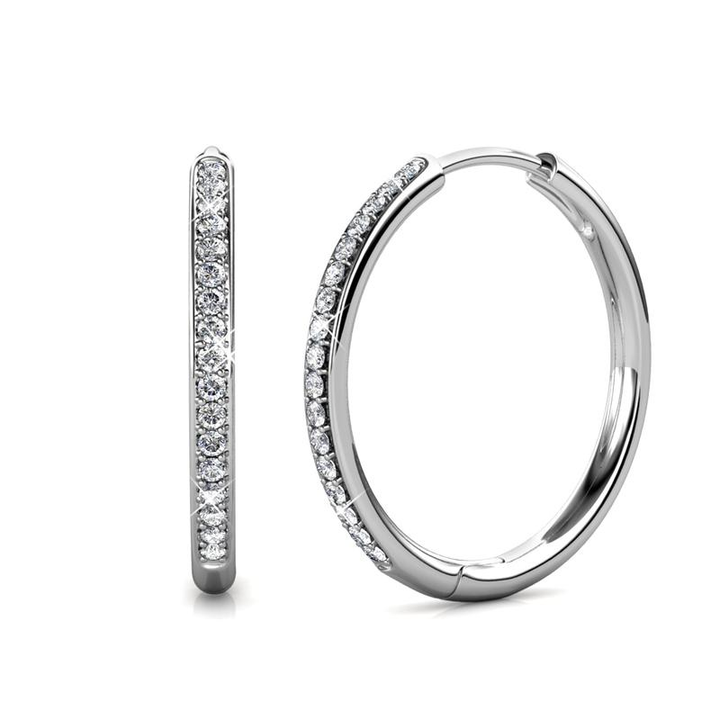 Orecchini Pave Tondi | Oro