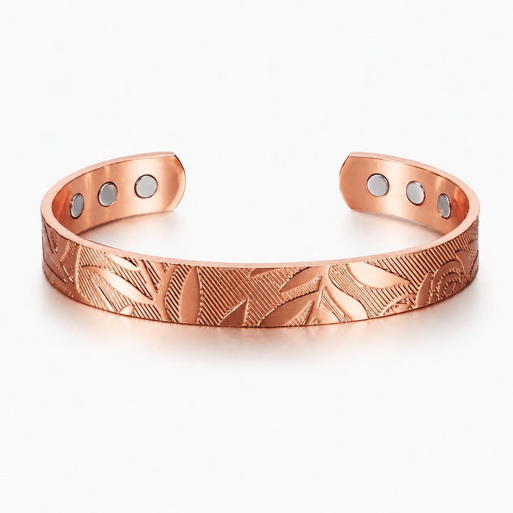 Cerere Bracciale Rame Foglia