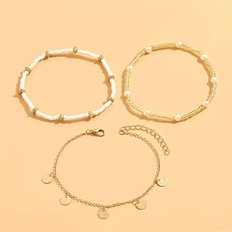 Set Cavigliera 3 Strati | Oro