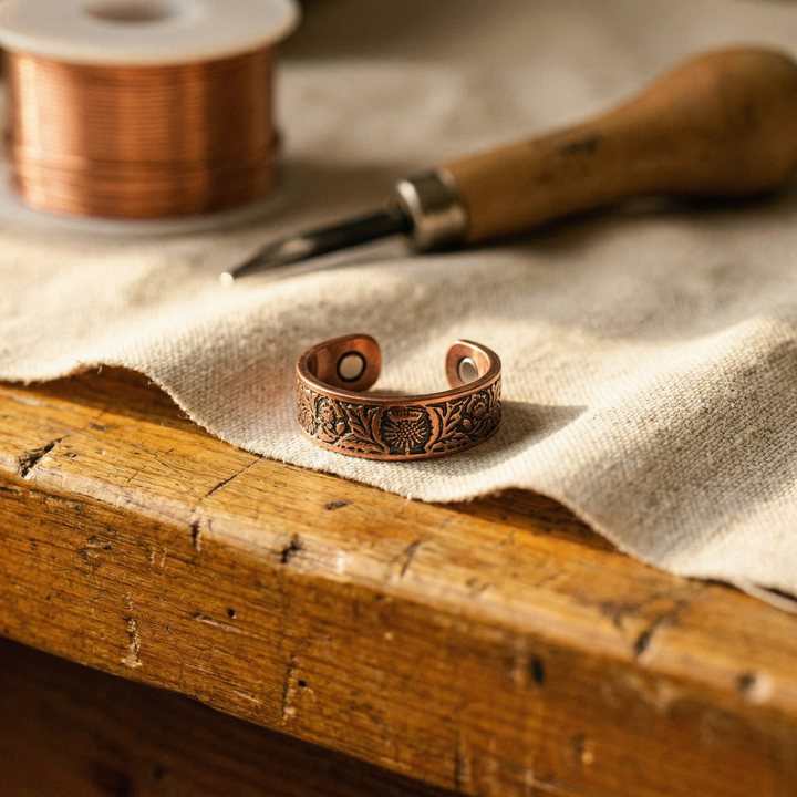 Anello in Rame Tronco | Luca&amp;Vittoria