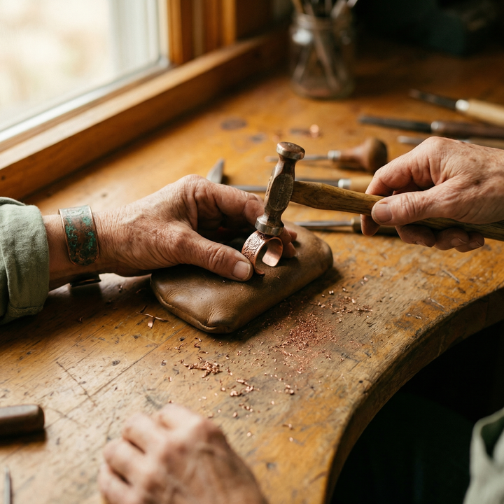 Anello in Rame Tronco | Luca&amp;Vittoria