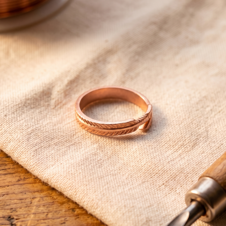 Anello in Rame Radici | Luca&amp;Vittoria